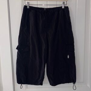Free People cargo Bermuda shorts with ties size M